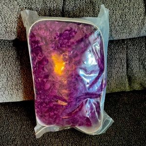 Purple no lace front wig. Good for cosplay